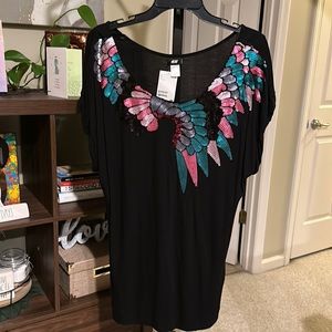 H&M sequins shirt